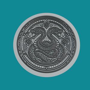 Snake Medallion