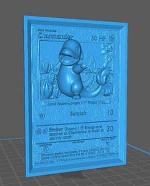 Charmander 3D Pop Up Card - Pokémon Fan Art STL | Ideal for FDM/Resin