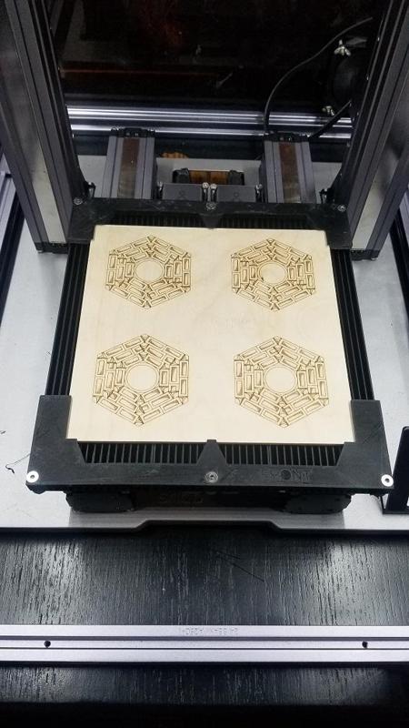Snapmaker 2.0 A250, 8" x 8" Wood Board Laser Holder Mount