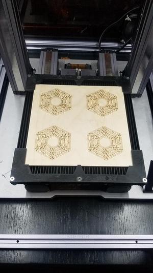 Snapmaker 2.0 A250, 8" x 8" Wood Board Laser Holder Mount