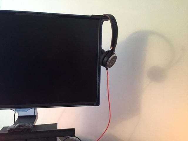 Samsung Monitor Headset Mount