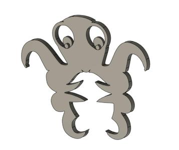 Octopi / Octoprint logo | STL | F3D | STEP