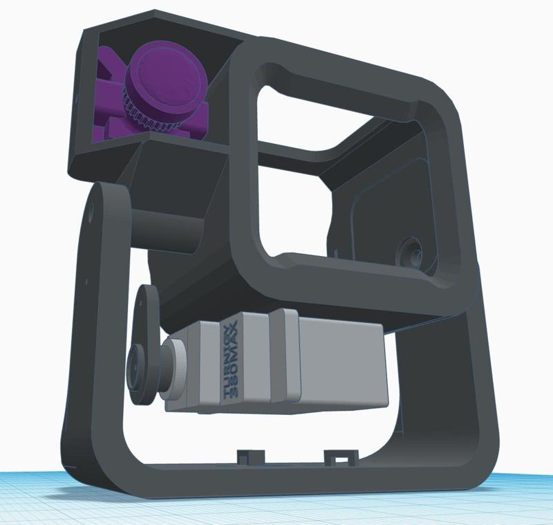 Pan Tilt for Runcam 3S with micro FPV camera