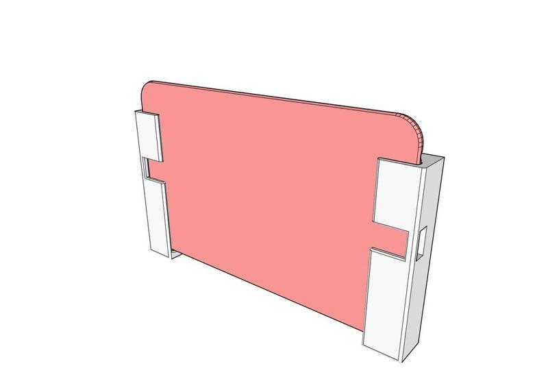 Two-part wallmount for Google Nexus 7(2012)