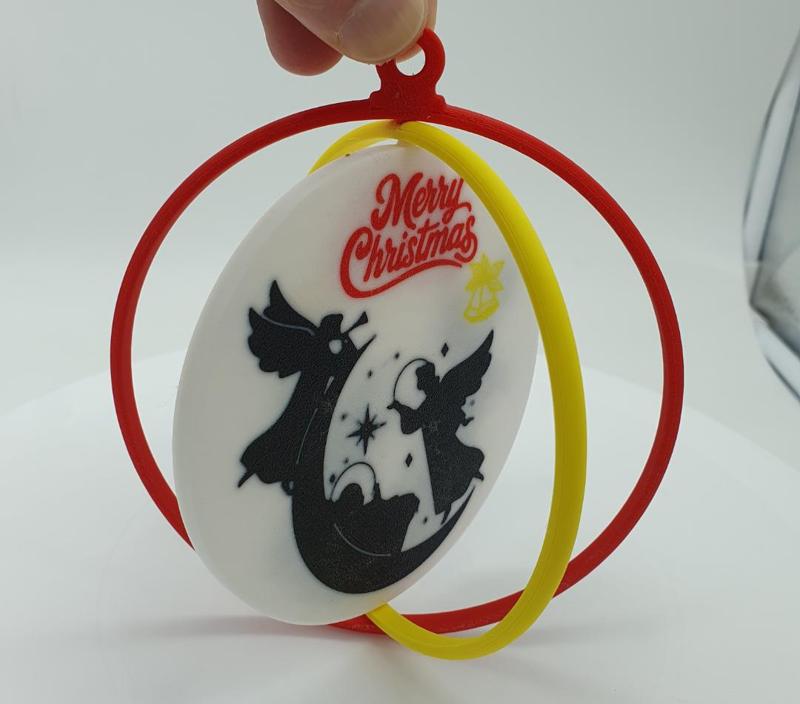 Christmas ball double sided 