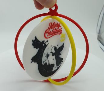 Christmas ball double sided 