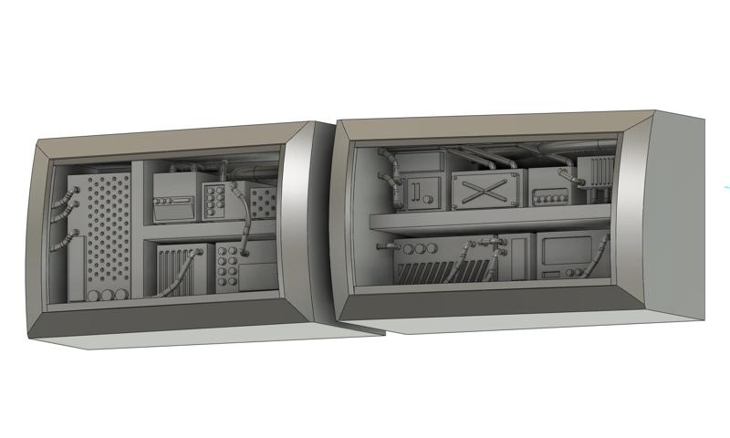 1/72 Sea Harrier FA.2 electronic bays