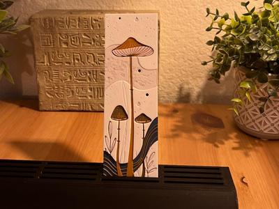 Modern Mushroom Bookmark 2