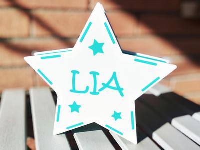 Customizable star lamp