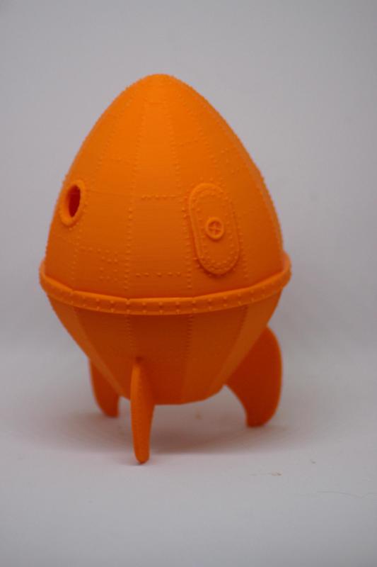 Steampunk "Wallace and Grommit" inspired Rocket Ship