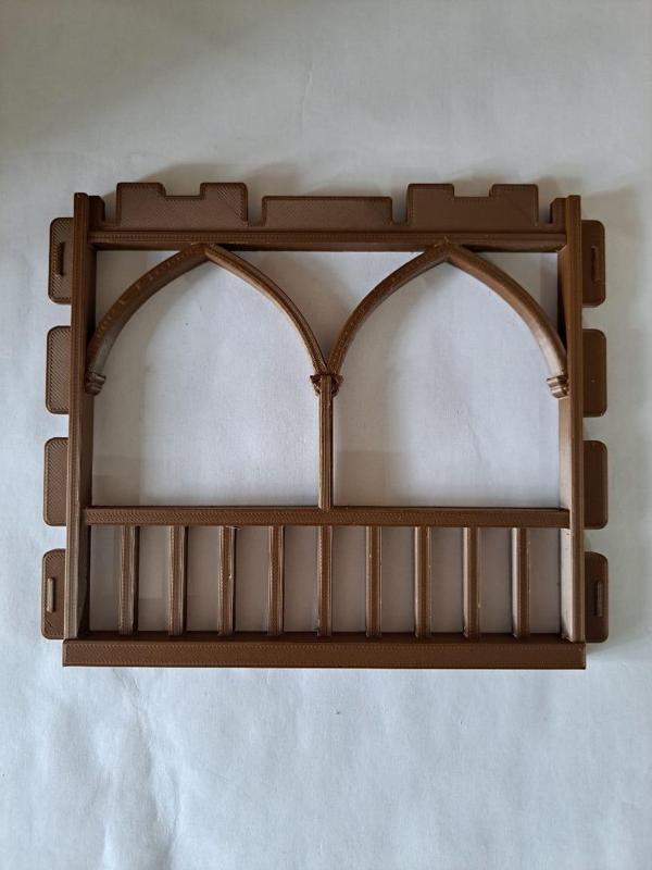 Custom Open Frame Wall for Playmobil, steck system