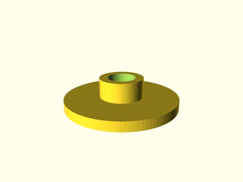 Washers for the height adjustment screws