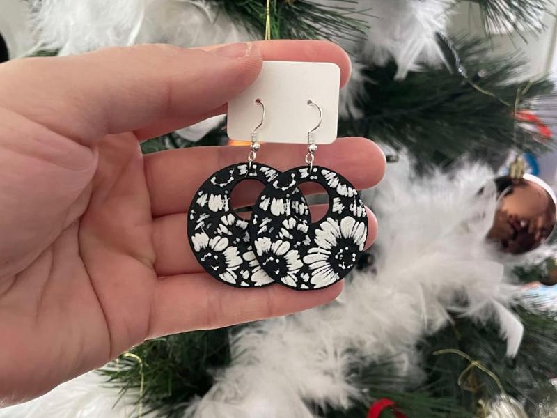 Boucle d'oreille Earring flowers V1