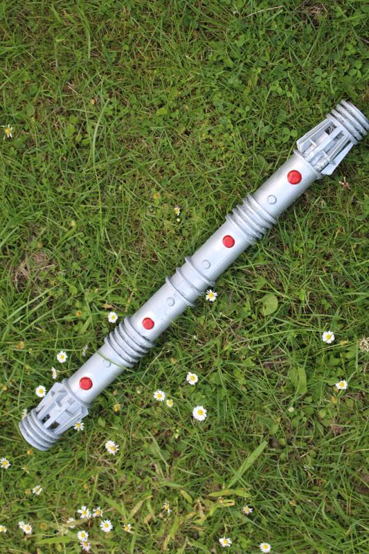 Darth Maul's light sabre from Star Wars Episode I The Phantom Menace