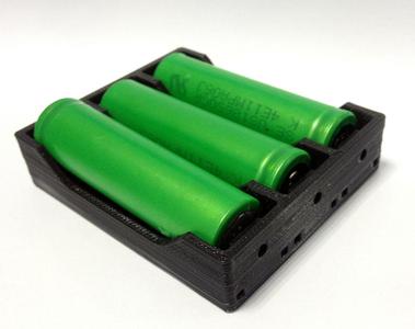 18650 battery holder (3x)
