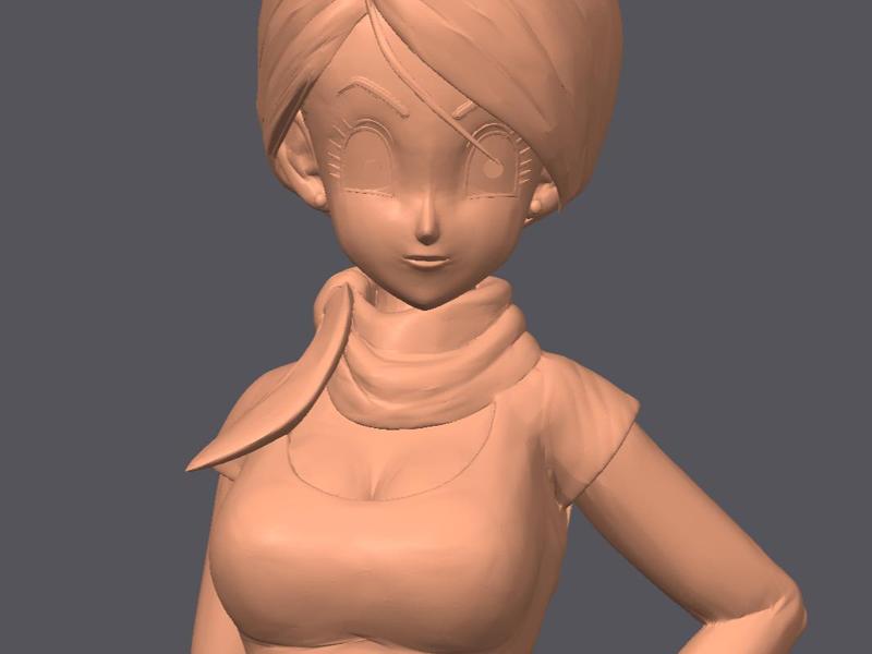 Bulma Z DragonBall 3D Model 