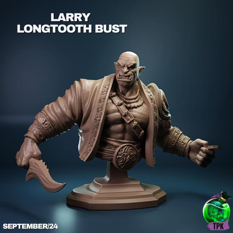 Larry Longtooth Bust