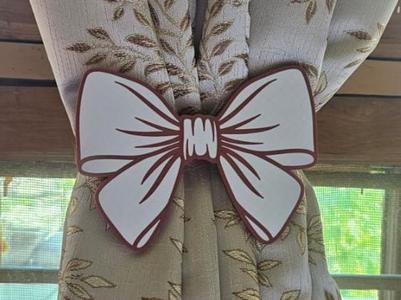 CURTAIN HOLDER BOW DESIGN