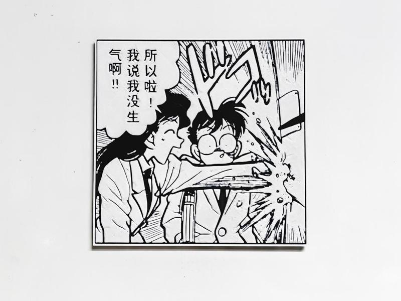 Detective Conan Fridge Magnet-Shinichi and Ran: I'm Not Angry