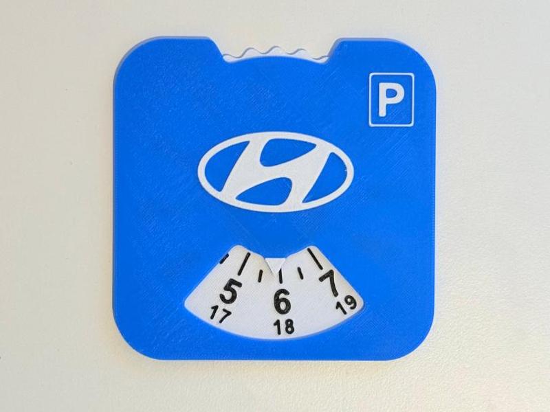 Hyundai Parking disc/clock