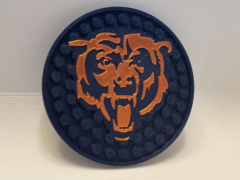 NFL Football Chicago Bears Bear Coaster 85mm 