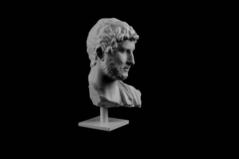 Marble bust of Hadrian at the MET, New York