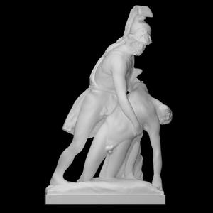 Menelaus holding the body of Patroclus