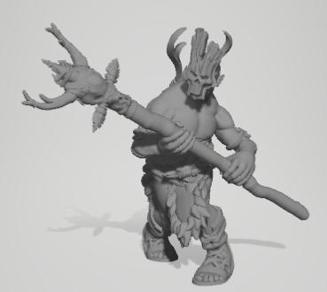 Orc Male Druid Full Pack