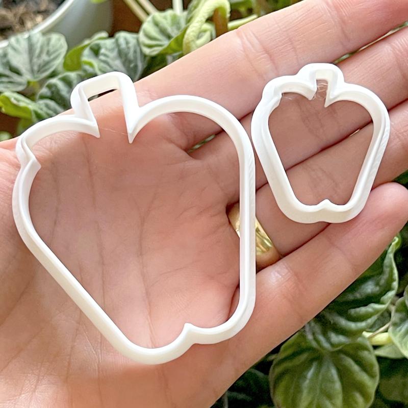 Apple Cookie Cutter, STL bundle STL file, Shape, Imprint, Cookie Cutter STL File Instant Download, Cookie cutter,Clay,Apple,more sizes,fruit