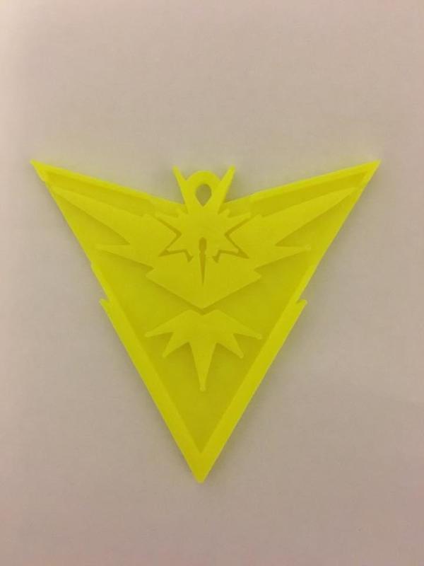 Pokemon Go Team Instinct Pendent Logo