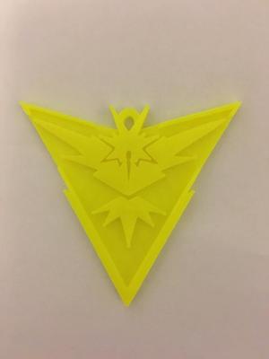 Pokemon Go Team Instinct Pendent Logo