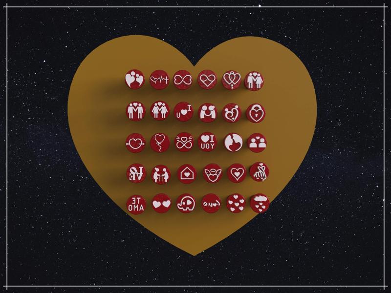 Carimbos de Brigadeiro - Dia dos Namorados(Brigadeiro Stamp Valentine Days)