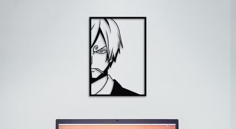 2d wall art - Sanji Vinsmoke One Piece