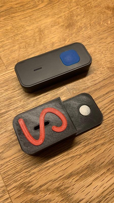 magnetische (Kühlschrank-)Halterung für Funkklingel