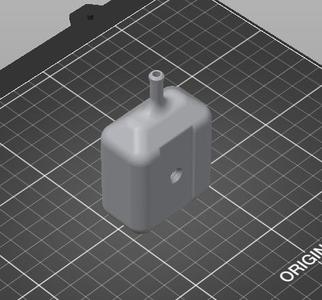 Overflow bottle screwed