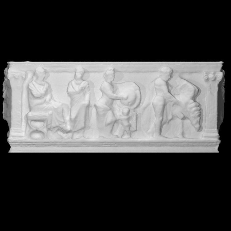 Ossuary in the form of a sarcophagus