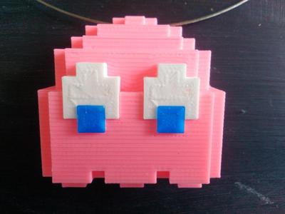 Pacman Ghost Pendant