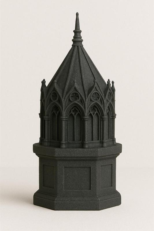 gothic cathedral dome on pedestal