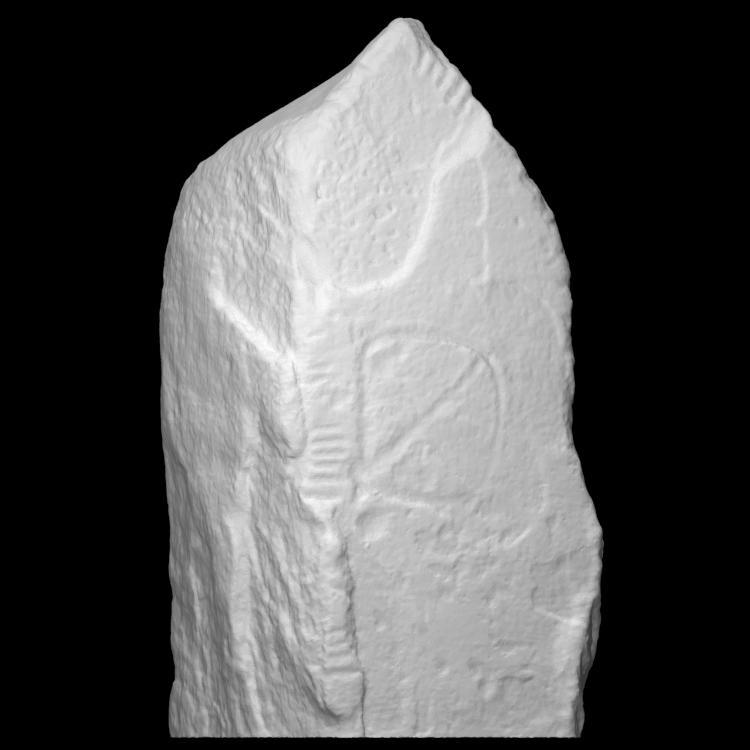 Ogham Stone - Derrygariff, Co. Kerry. Macalister Derrygarriv