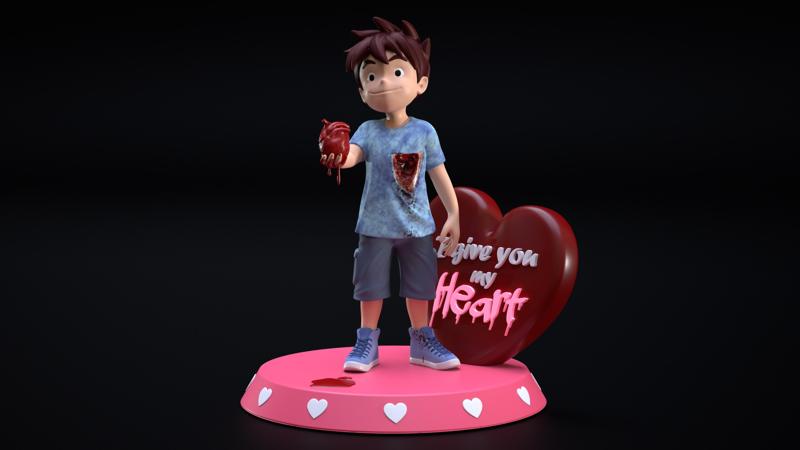 I give you my heart (on Valentine's day )