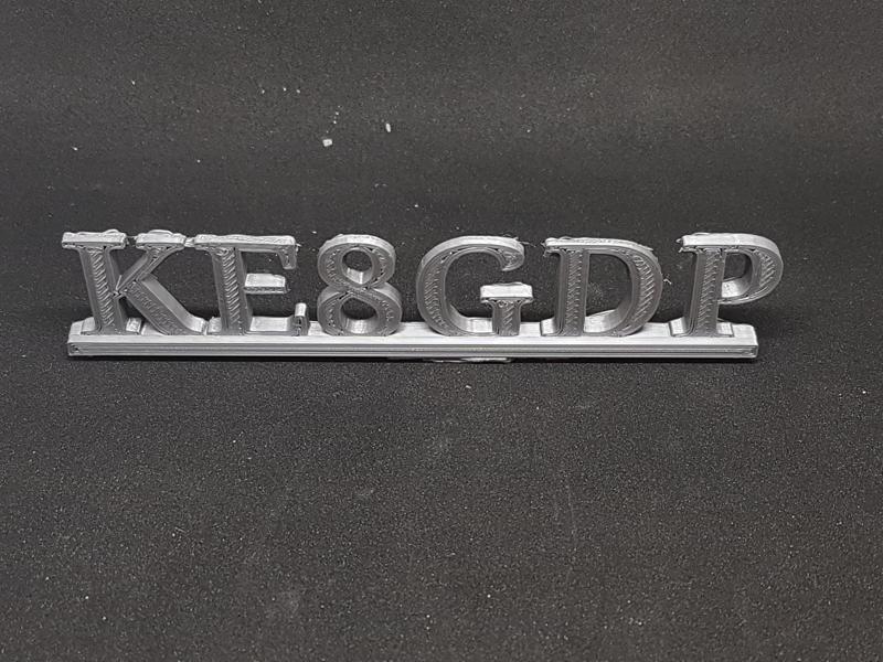 Ham Radio Callsign (Comment for Customization!)