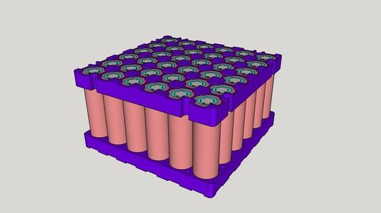 36x 18650 Li-Ion battery pack 12.6V
