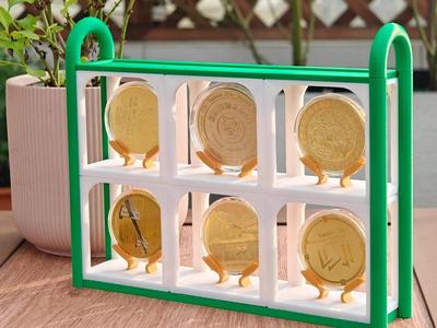 Commemorative Coin Display Stand (Combinable in Multiple Sizes)