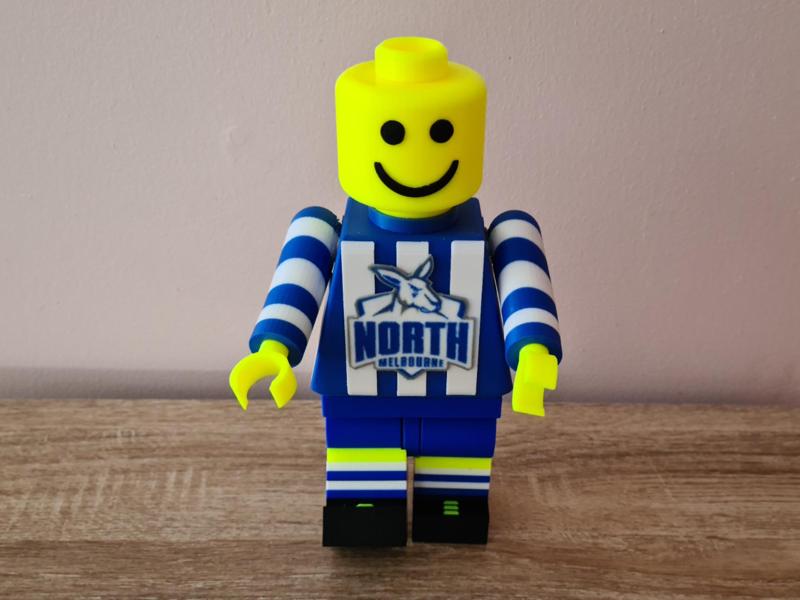 Brick Man AFL North Melbourne Kangaroos