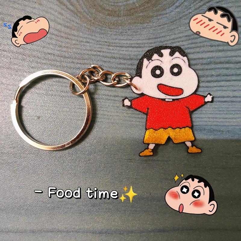 Crayon Shin-chan keychain, cute and fun to carry, brightening your day.