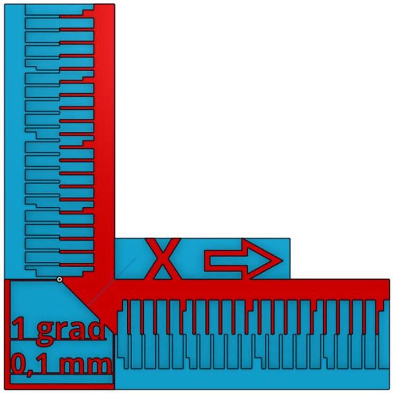 Dual Extruder Calibration Vernier