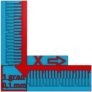 Dual Extruder Calibration Vernier