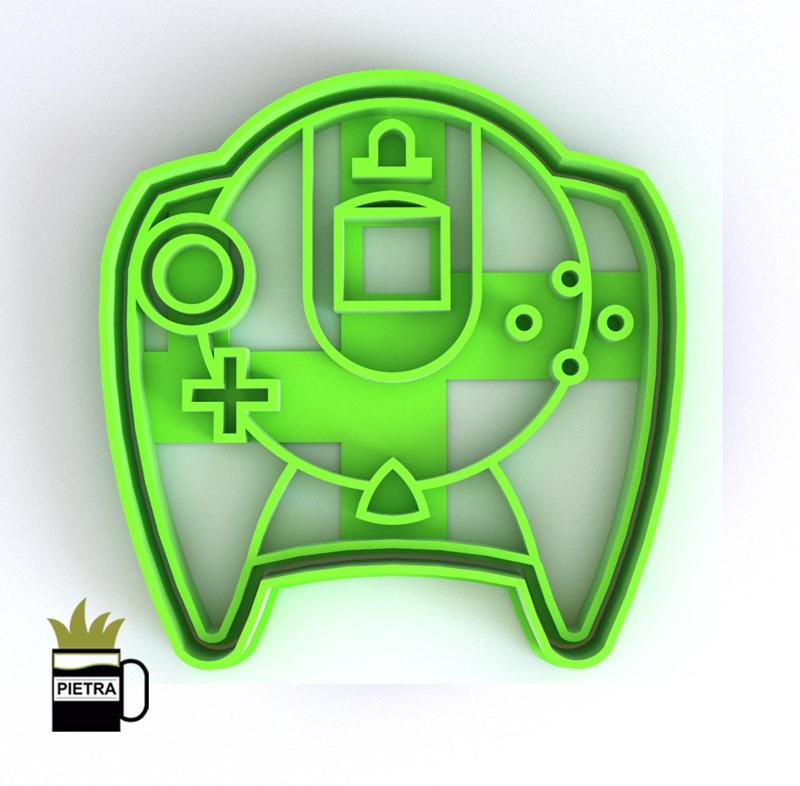 JOSTICKS Sega Dreamcast CUTTING MOULD FOR FONDANT CALLETS