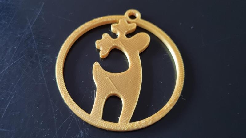 Christmas ornament deer small