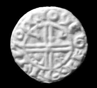 Silver coin at The British Museum, London